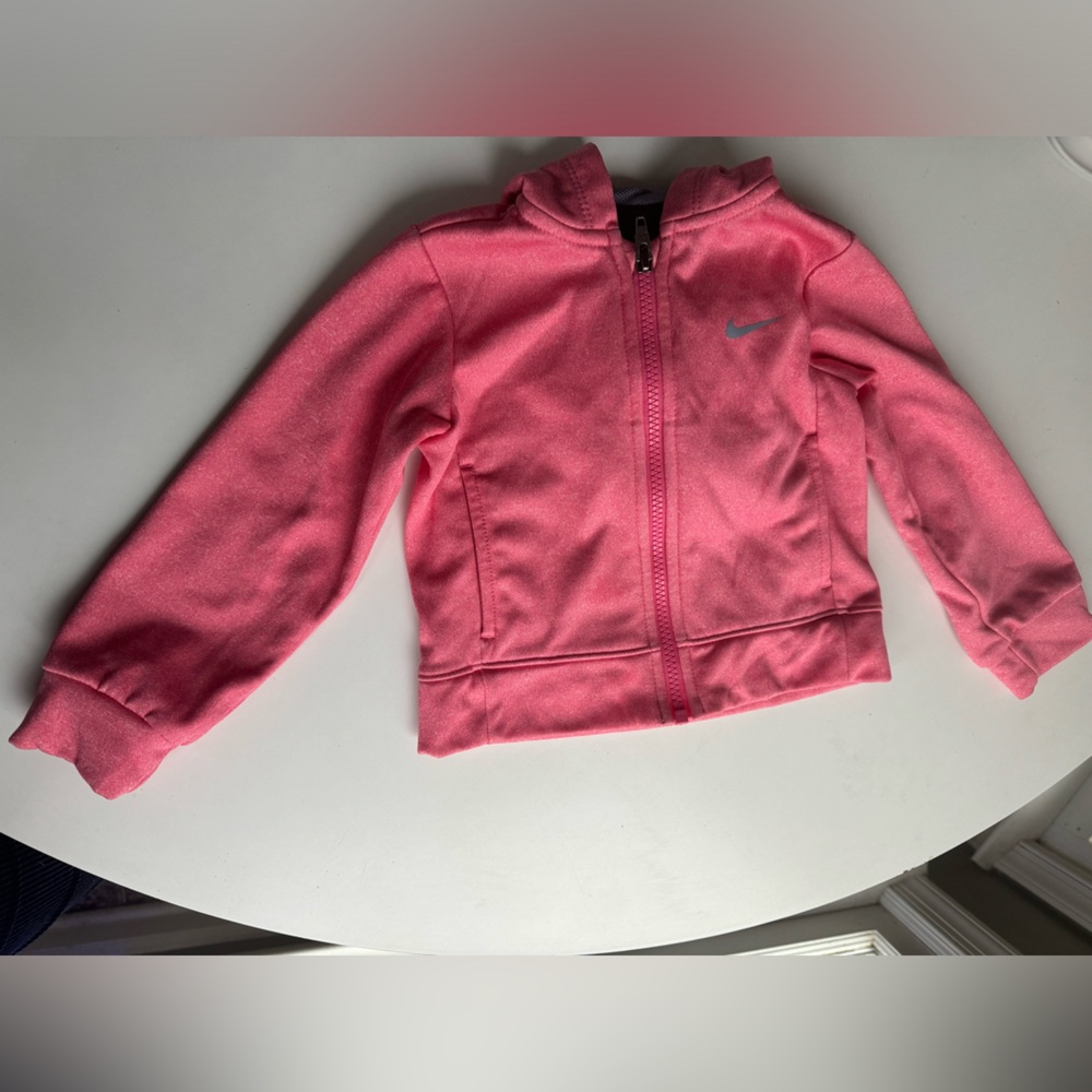 Nike Pink Zip-Up Size 2T - Picture 2 of 6